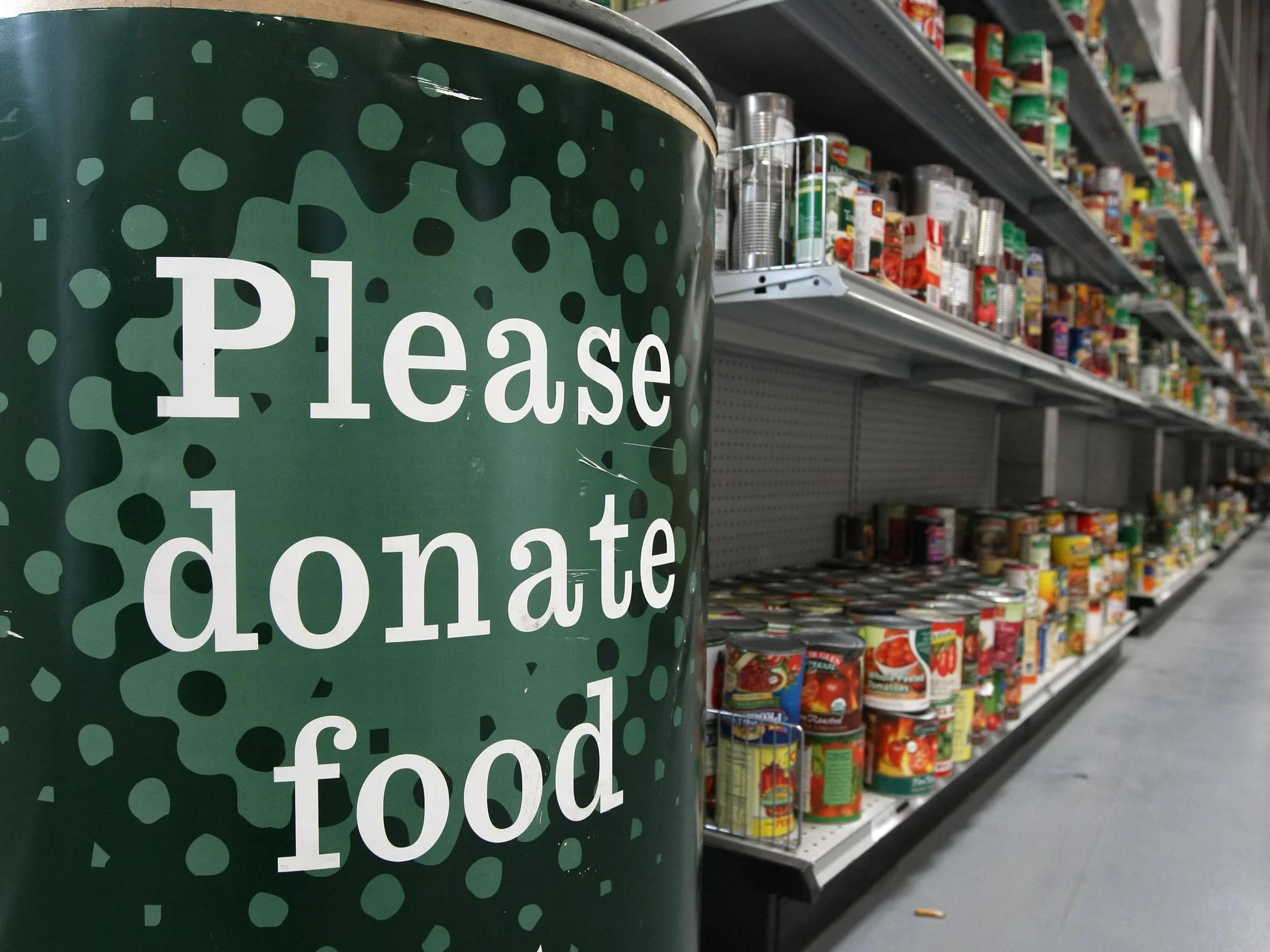 Are food banks a new technology or not? 