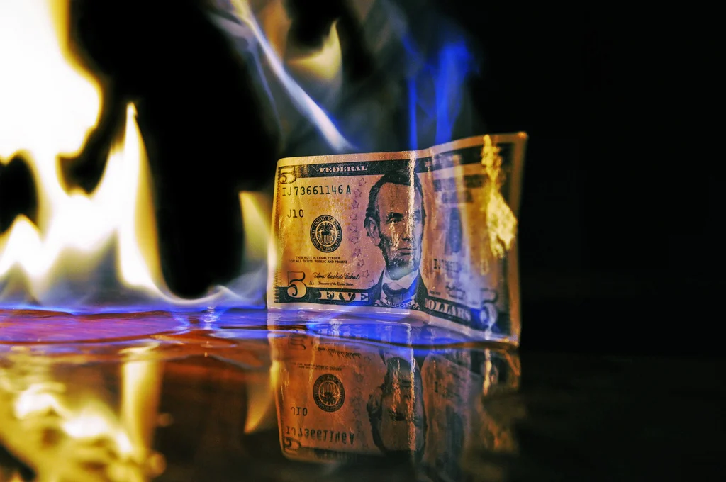 Money taken out of the economy