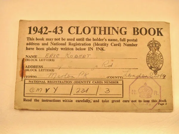 Clothes rationing ended long after the war