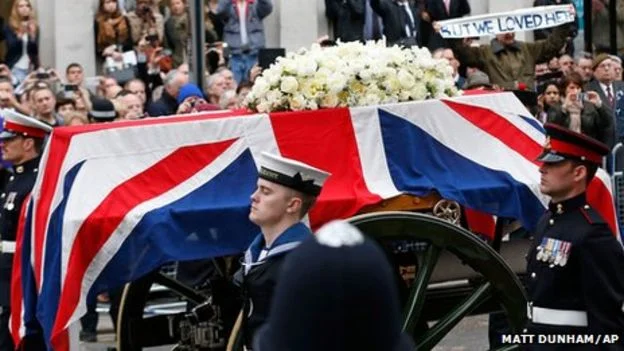 Lady Thatcher died six years ago