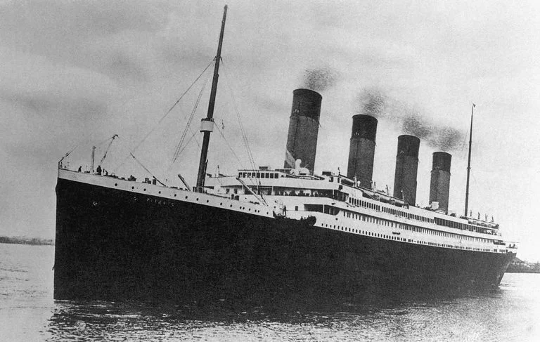 Titanic sets sail
