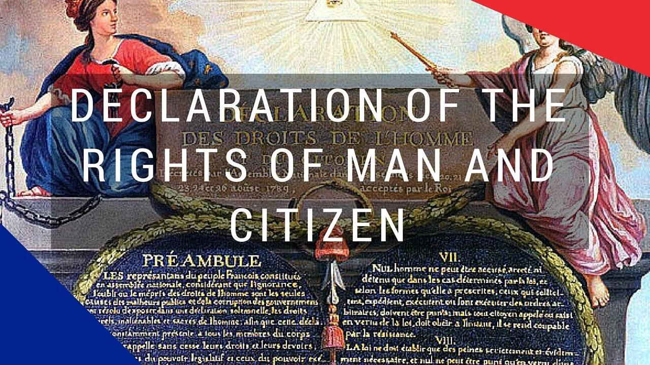 Putting on paper the "Rights of Man"