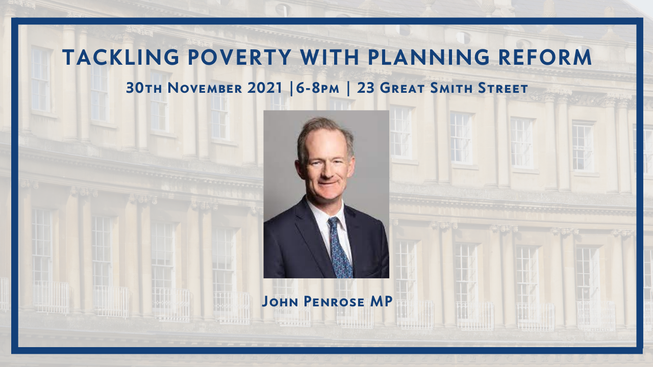 Tackling poverty with planning reform — John Penrose MP