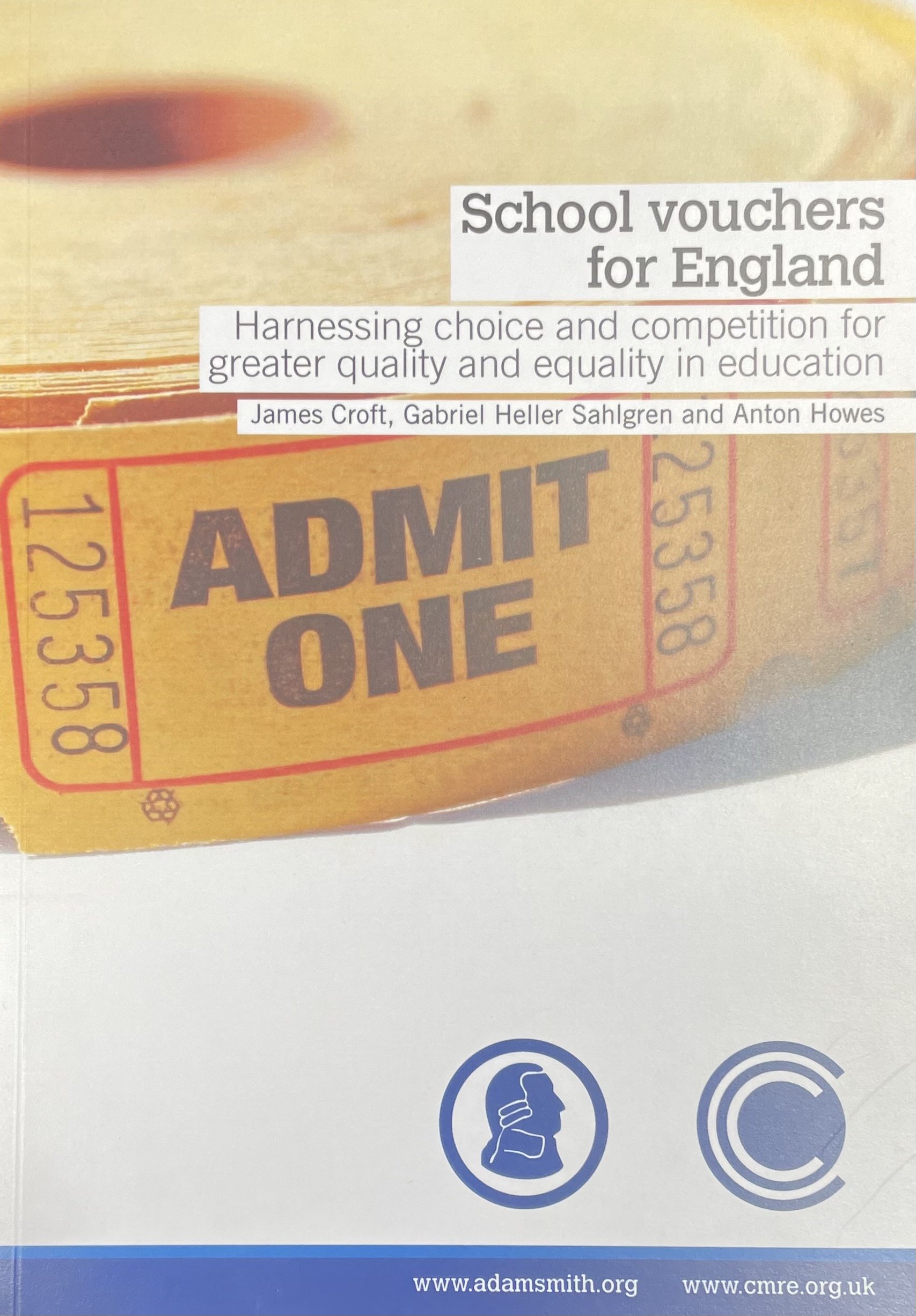 School vouchers for England