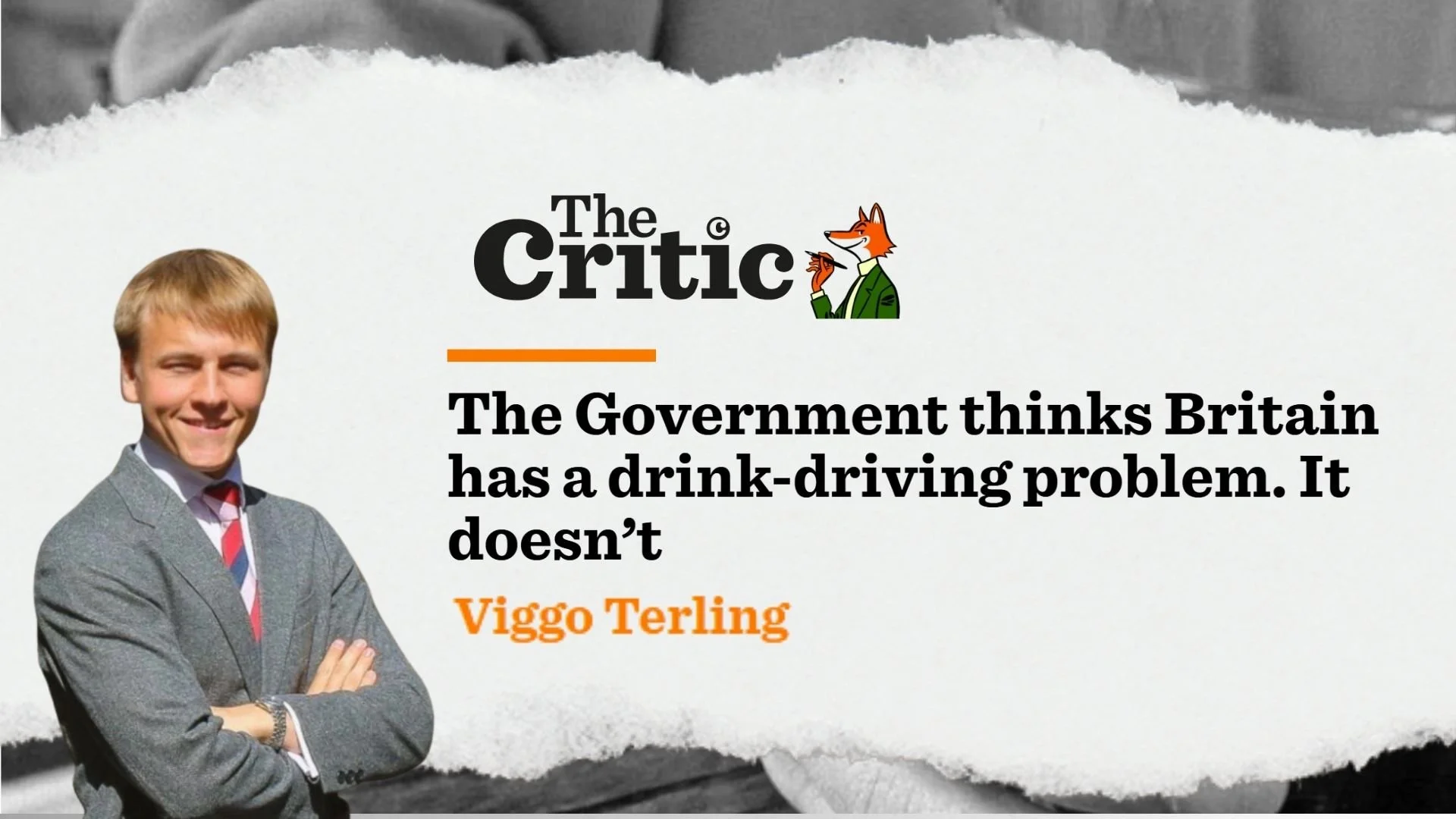 The Government thinks Britain has a drink-driving problem. It doesn’t