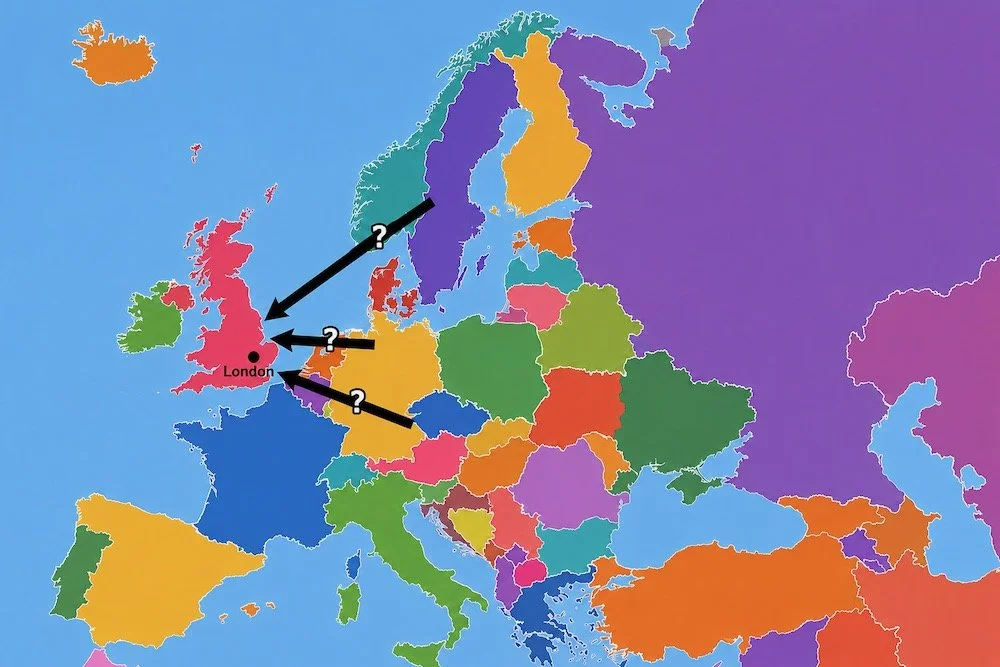 What might deter a talented youngster from the Netherlands, Scandinavia or Germany from coming to live and work in Britain?
