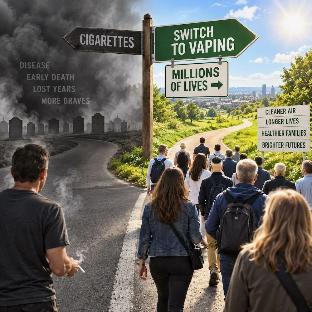 Lives saved by switching to vapes