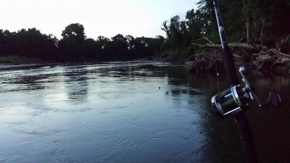 Be careful when rivers are moving. Fishing from shore is safe and effective. 