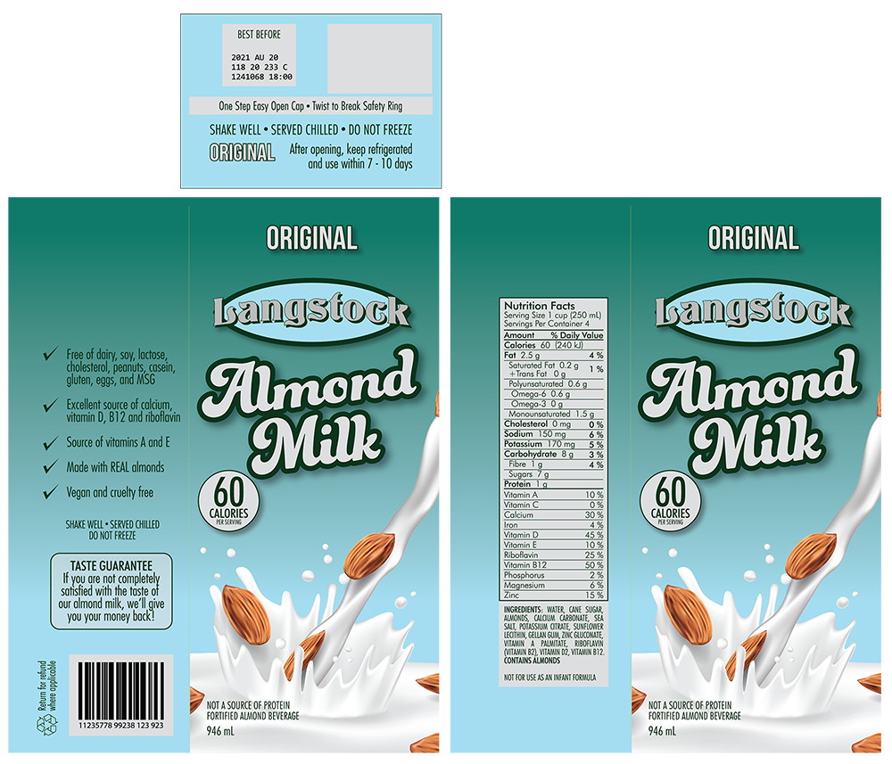 almond milk box
