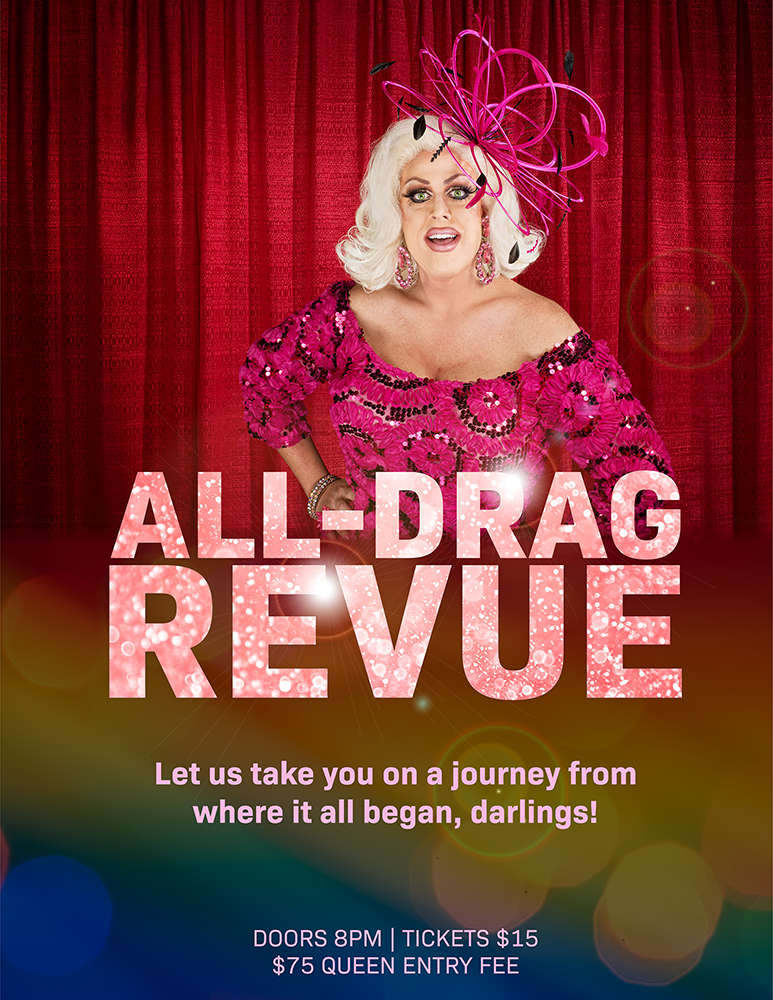 drag revue poster