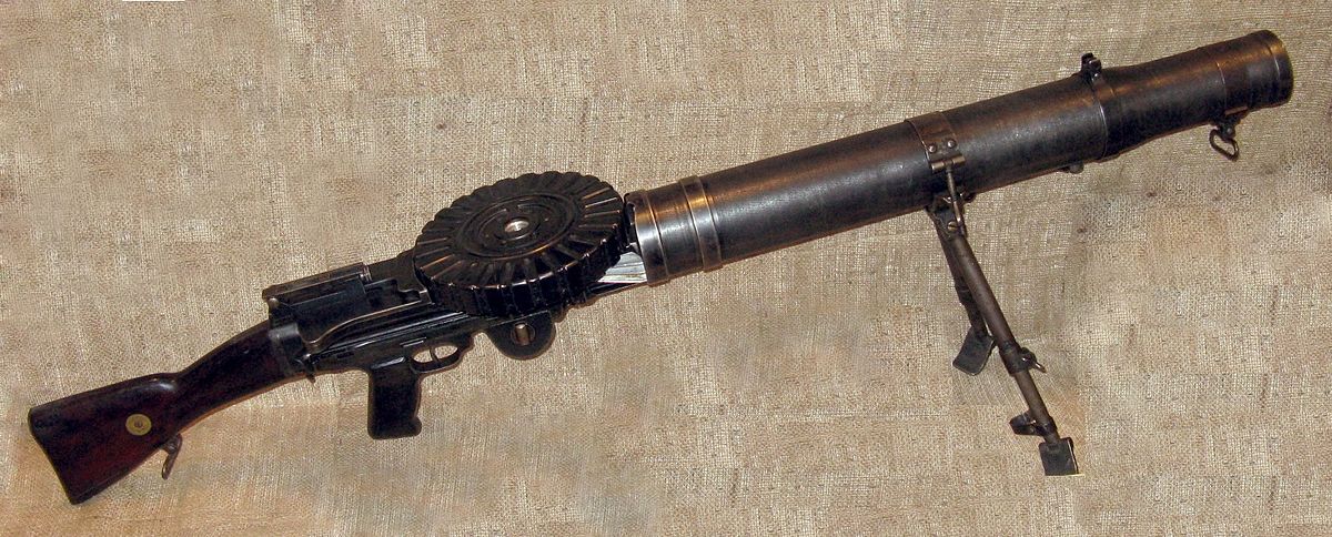 Lewis Gun like the ones that would have been used against the emus