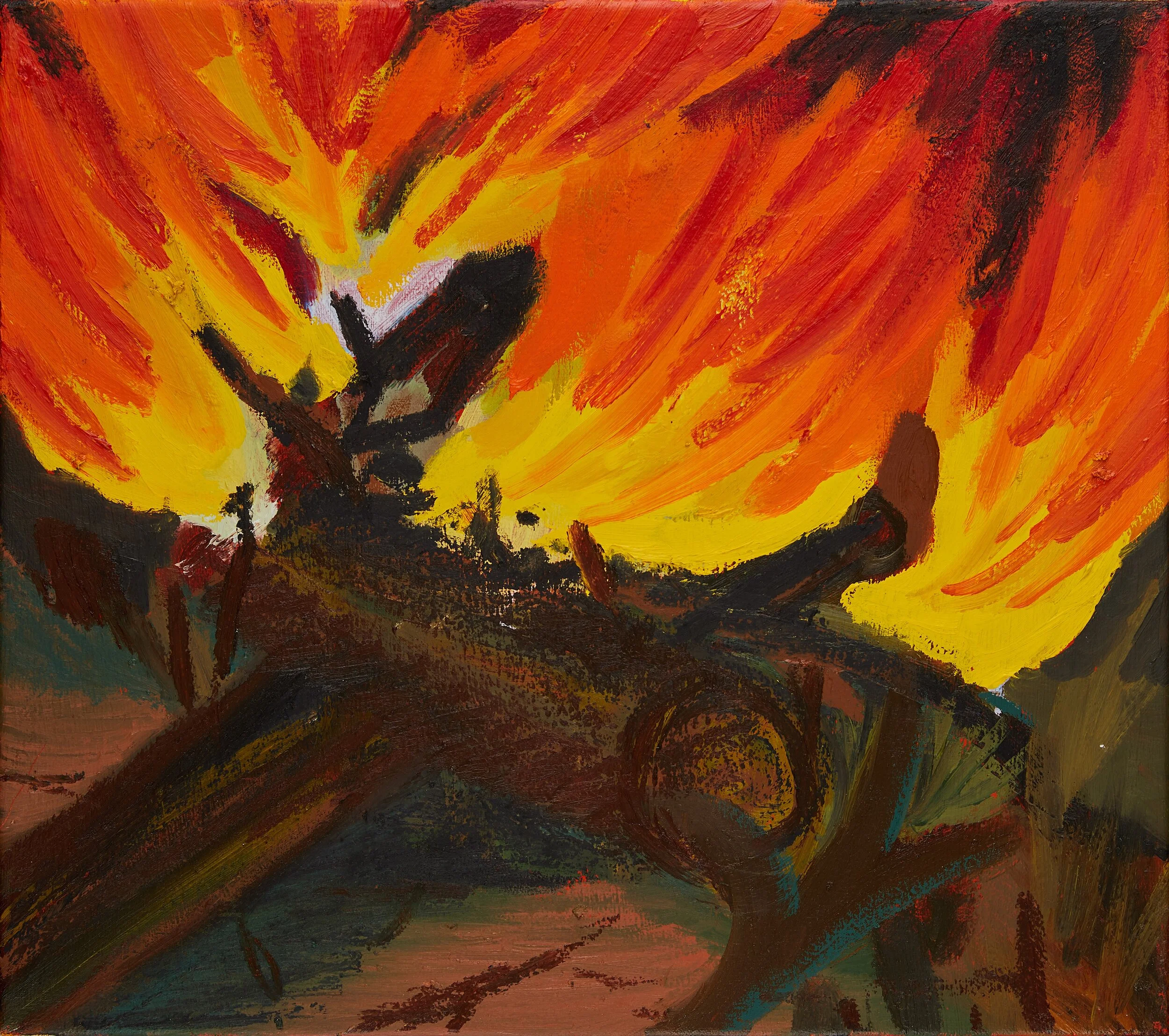    What Is To Be Done  , oil on canvas, 15 x 17 inches   