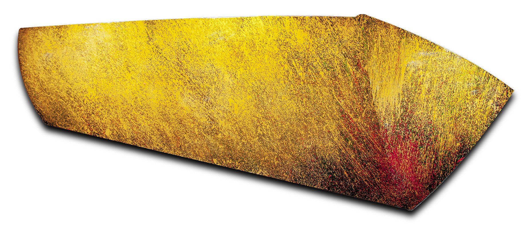 form# 55.004 , oil/canvas/space, 36 x 95 x 4 inches