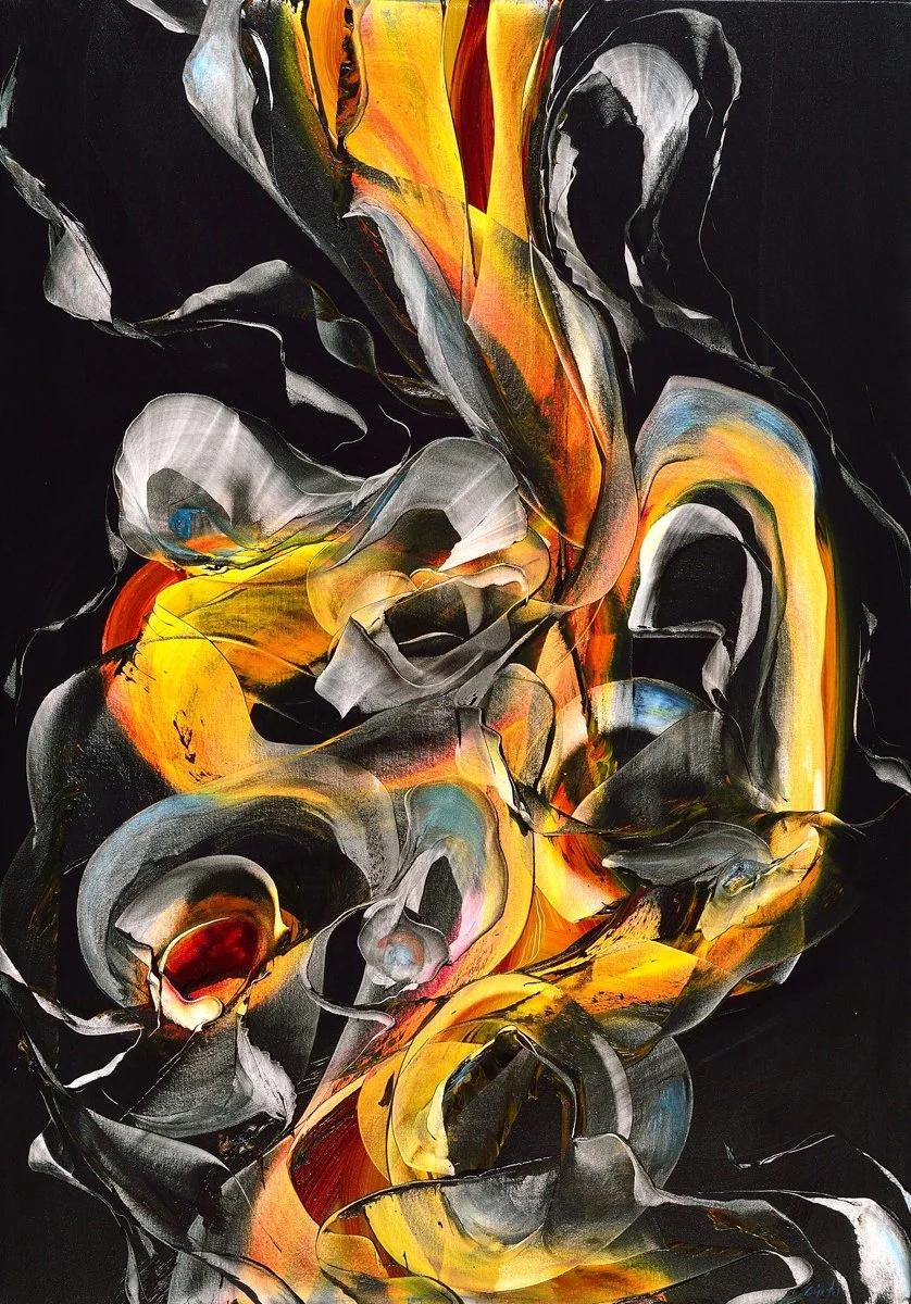    Eternal Flame  , oil on canvas, 60 x 42 inches 