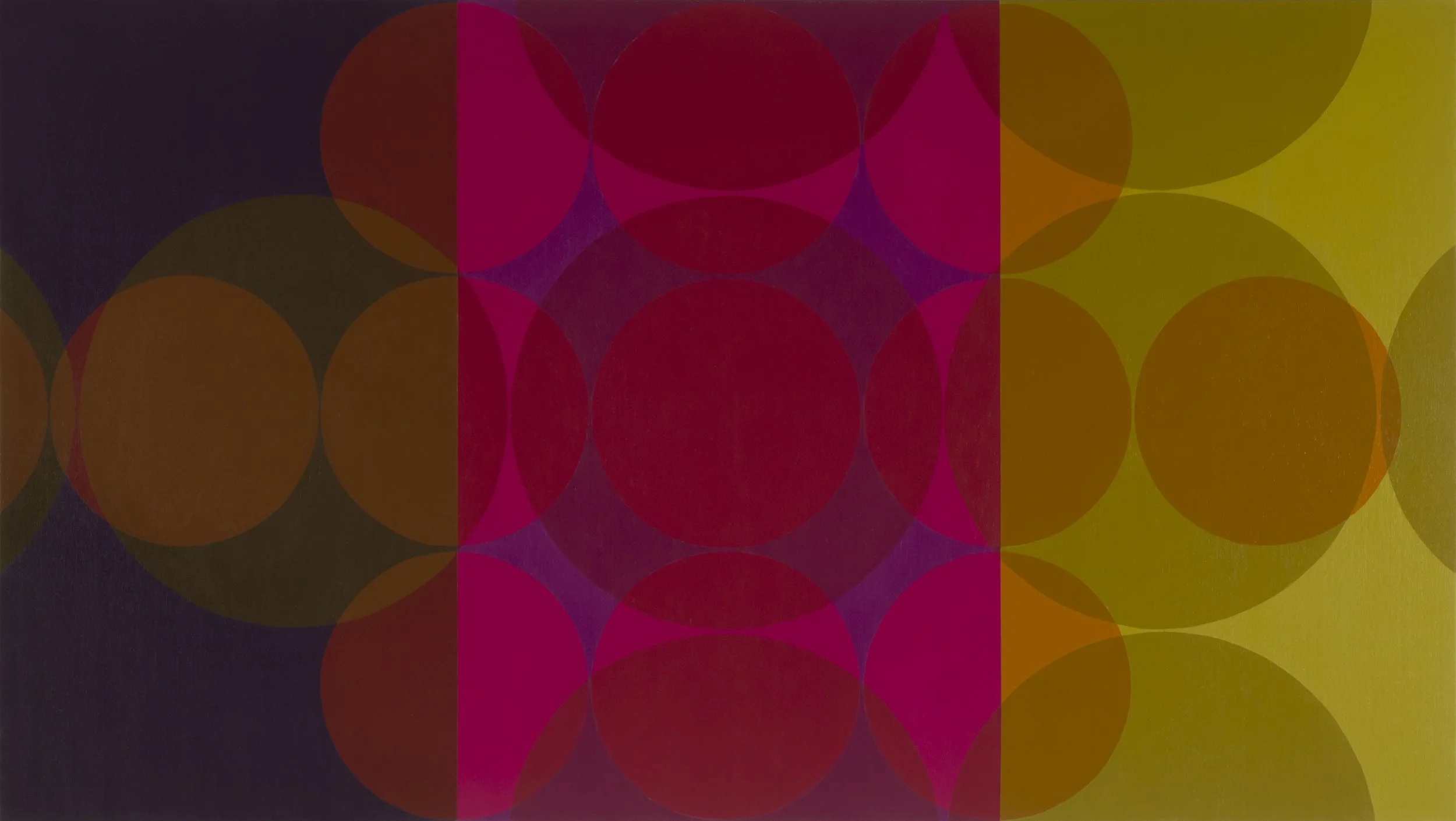    Afterglow 9  , acrylic on canvas, 45 x 80 inches 