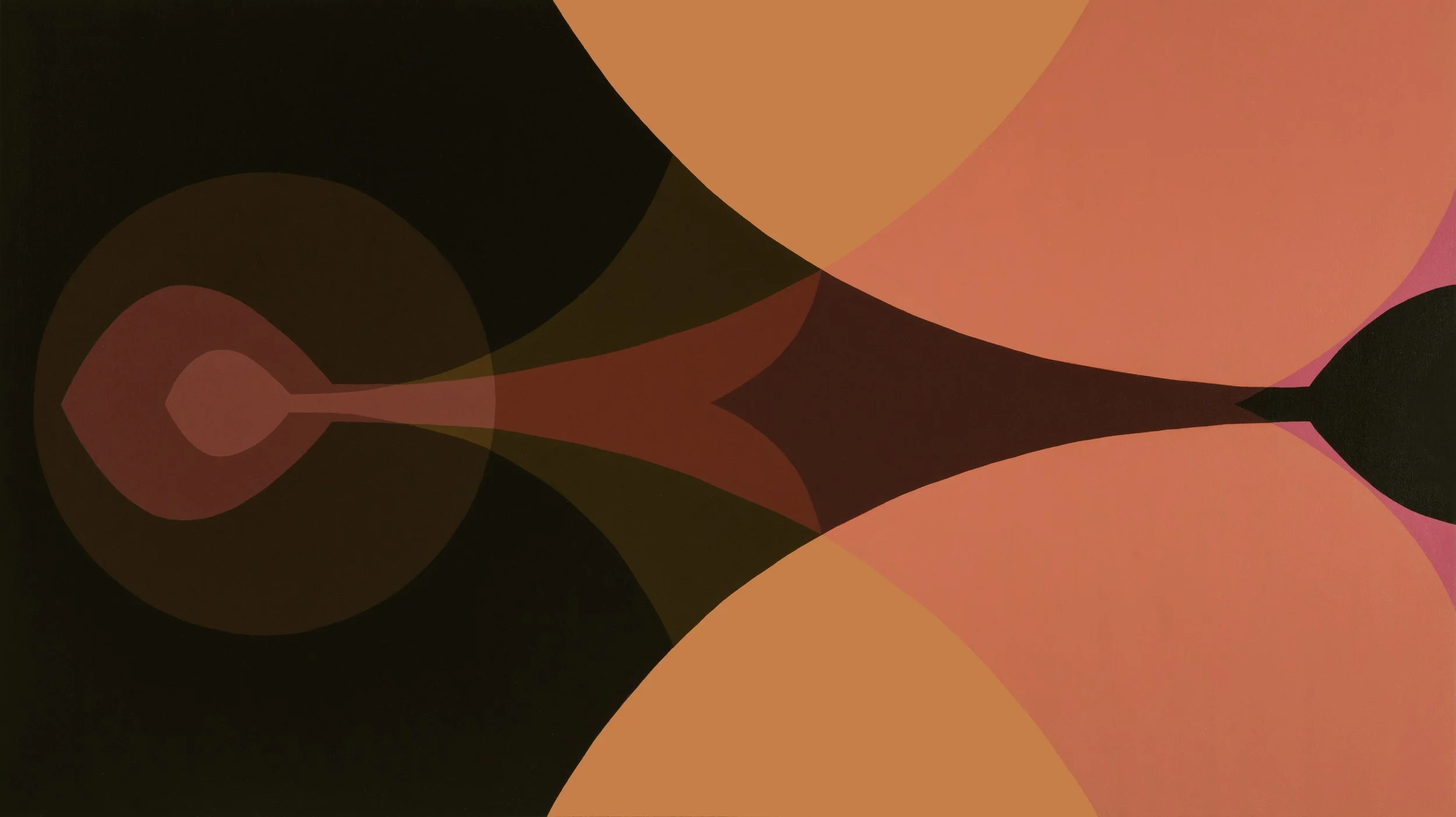    Everything Familiar Collapsed  , acrylic on canvas, 45 x 80 inches 