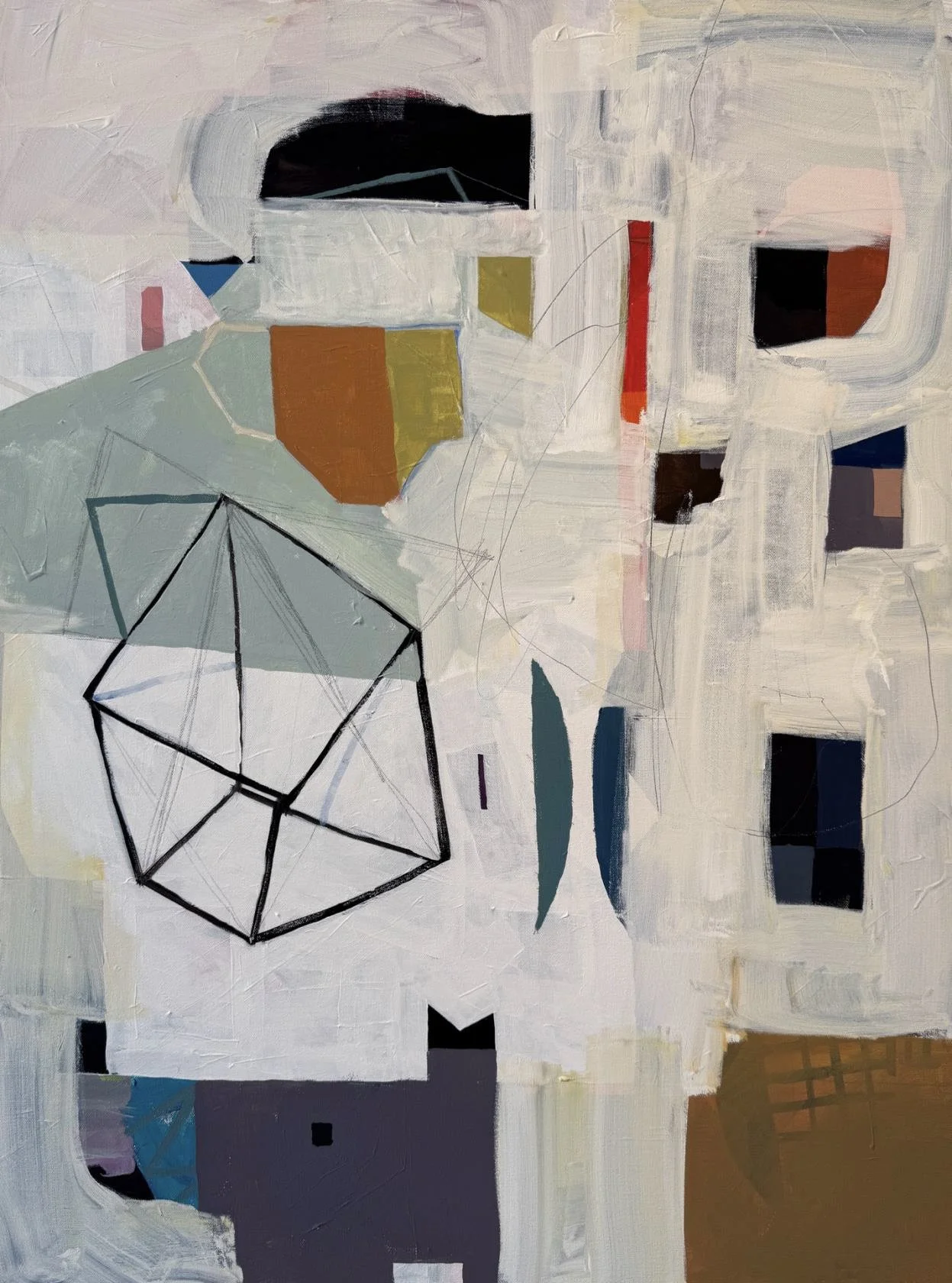   Architect’s Dream  , acrylic on canvas, 40×30 inches 