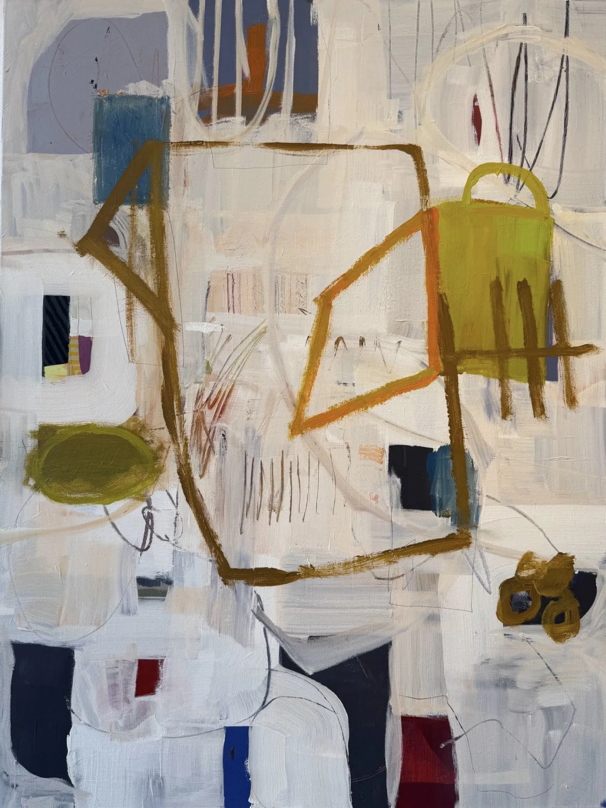    Muddle  , acrylic on canvas, 40×30 inches 