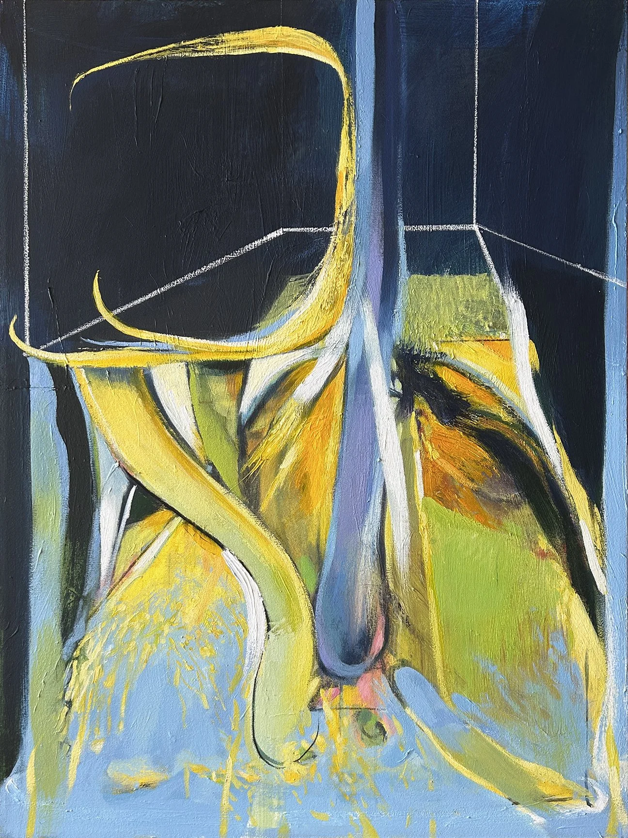    Threshold  , acrylic on canvas, 40 × 30 inches 