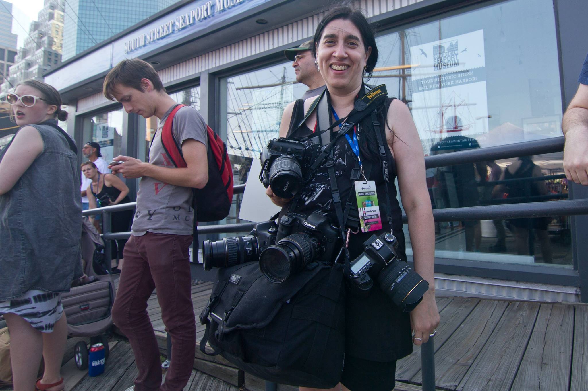 Photo by Amanda Hatfield. Extra cameras courtesy of Chris La Putt.