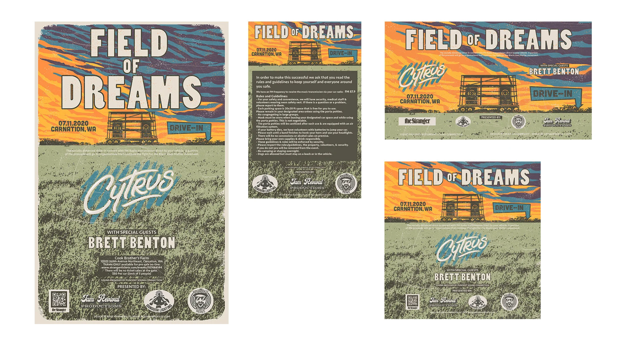 FIELD OF DREAMS 1 DRIVE-IN CONCERT CAMPAIGN