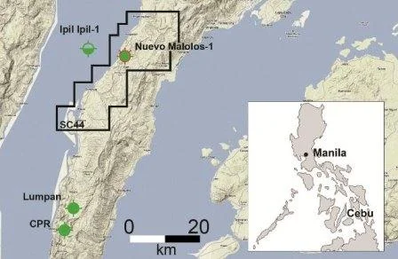 Location of SC44 on Cebu Island in the Philippines