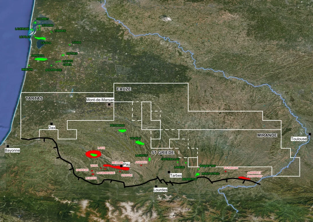 St Griede Exploration Licence Location