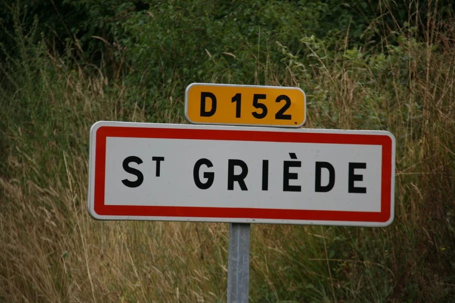 St Griede Location Sign