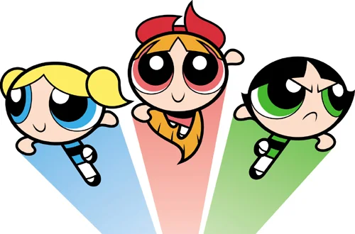 I trust you know where this is going by now, right? These are the Powerpuff Girls. Better to not ask any questions. 
