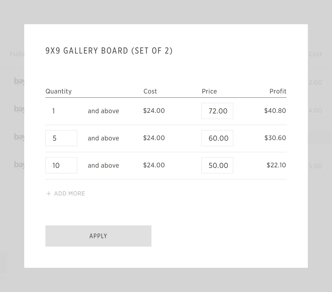 Price Settings - Pic-Time Blog