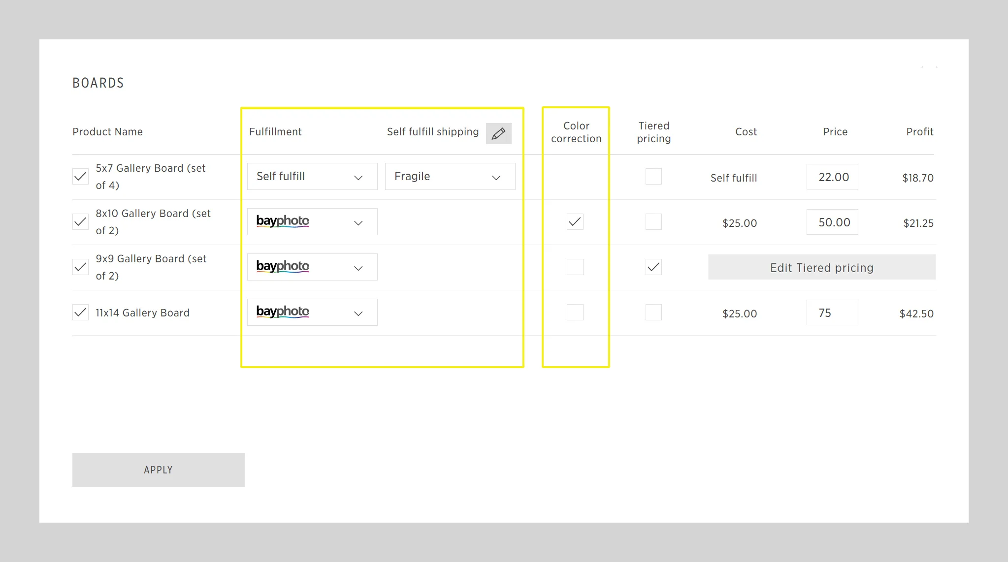 Price Settings - Pic-Time Blog