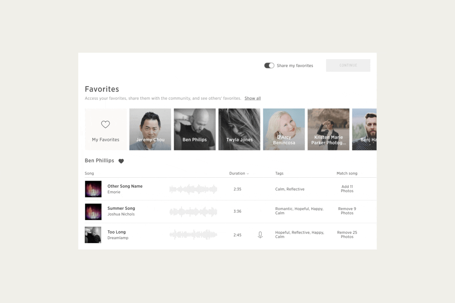 Photographers’ Picks: Slideshow Playlists 8 Photographers’ Picks: Slideshow Playlists 7