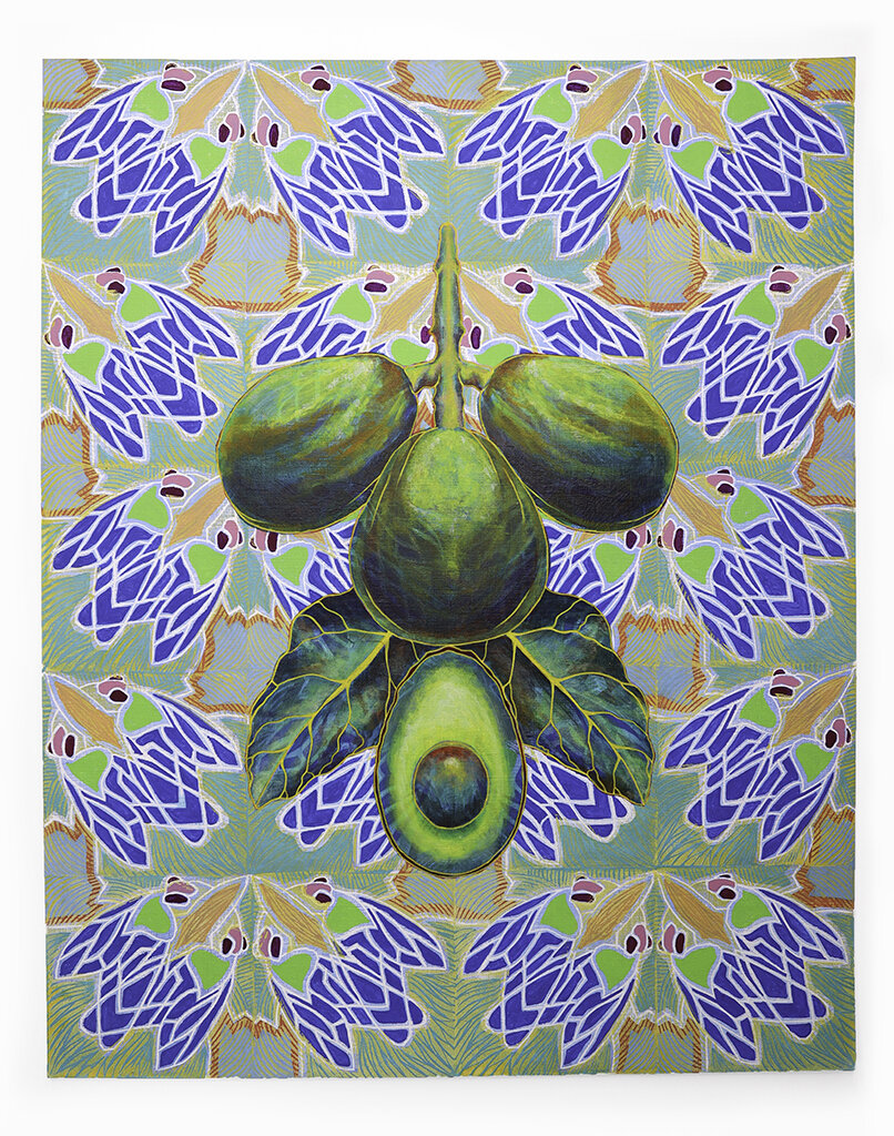 Aguacates con mosquerío.