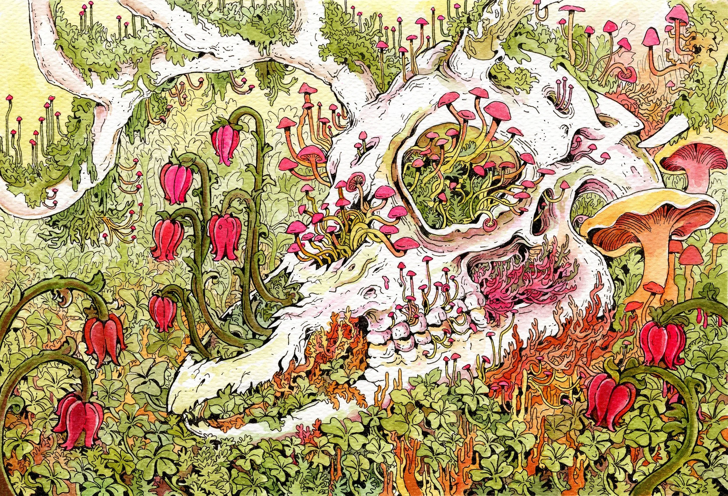Mushroom Deer Skull copy.jpg