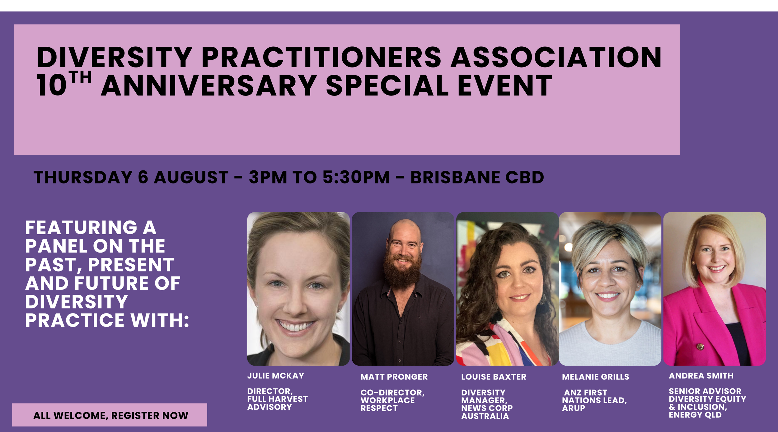 Panel + Special Event: Celebrating 10 Years of Diversity Practice