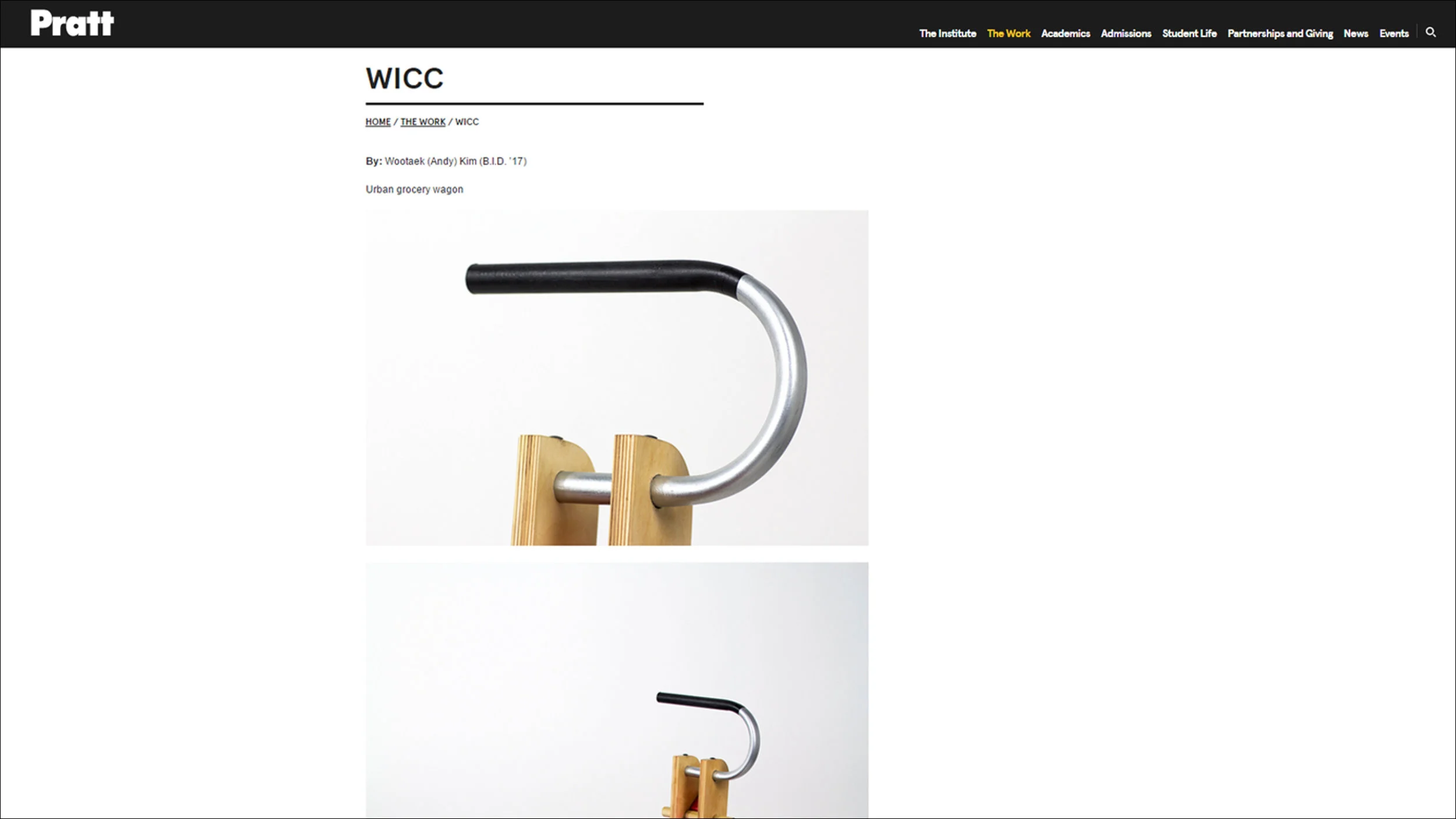 Pratt site featured work.