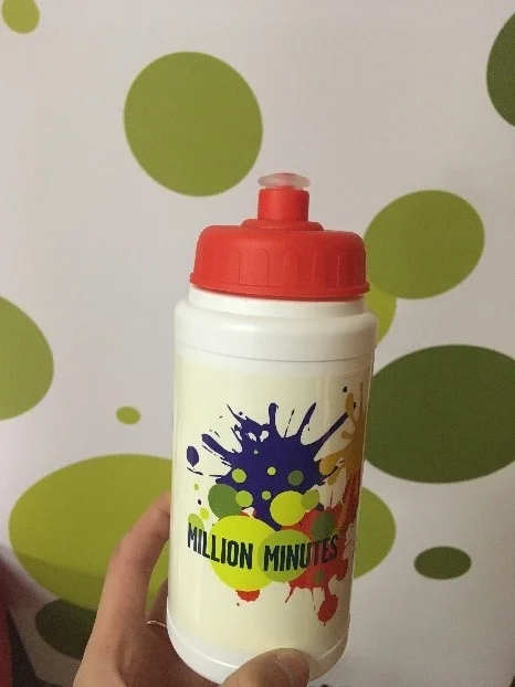 Million Minutes X Caritas Salford Water Bottles