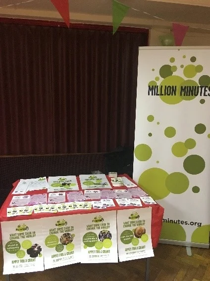 Million Minutes stand at the event