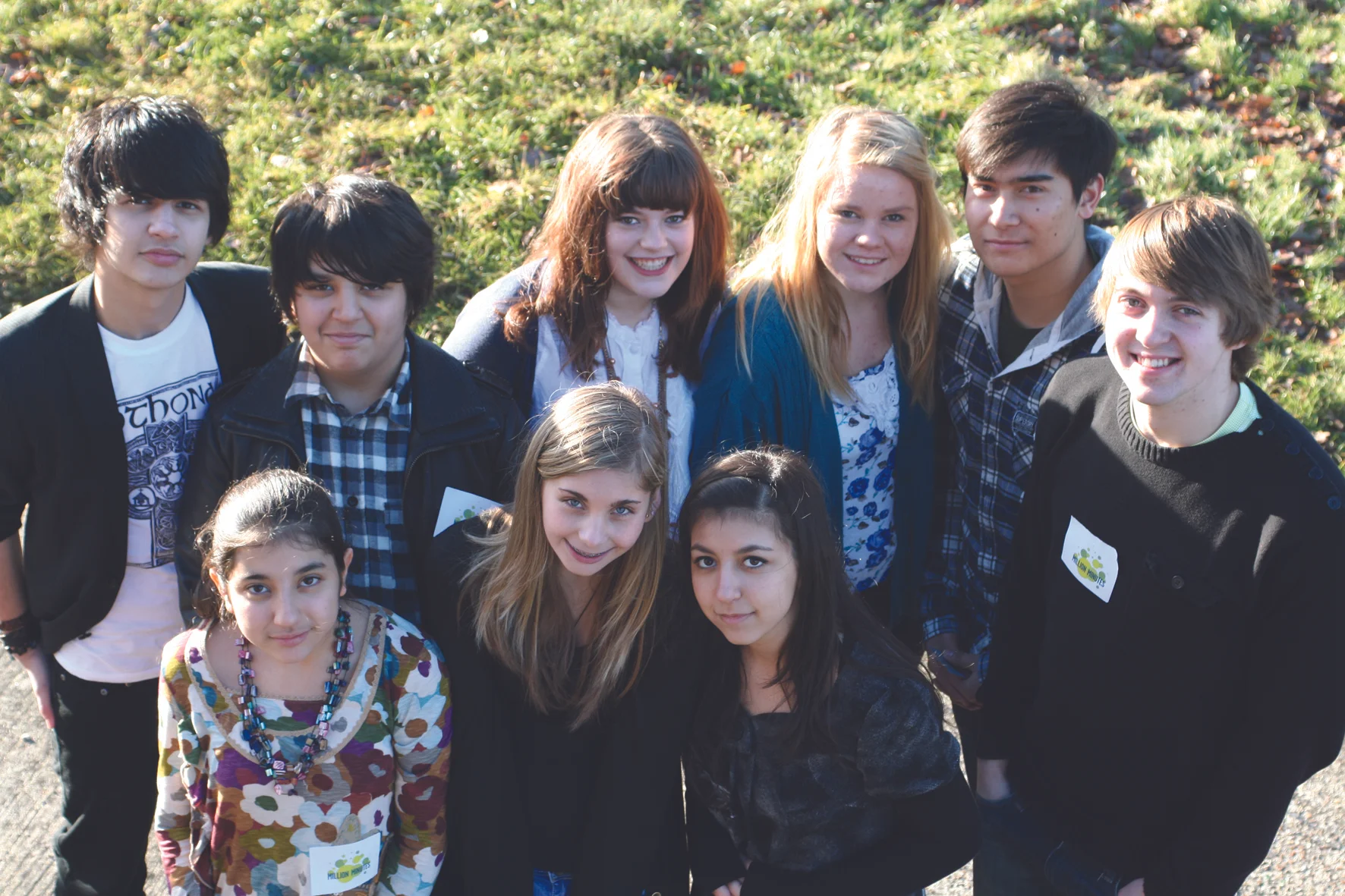 Young people from the `Field of Dreams` programme