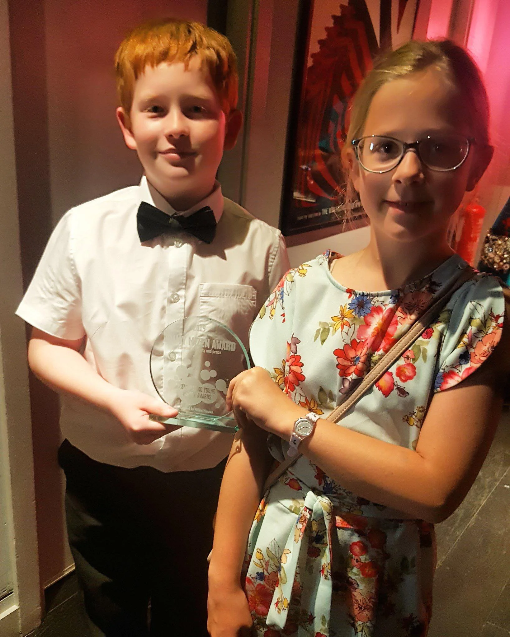 International Pupil Council Members-Amelia Prajsner and Lewis Mitchell