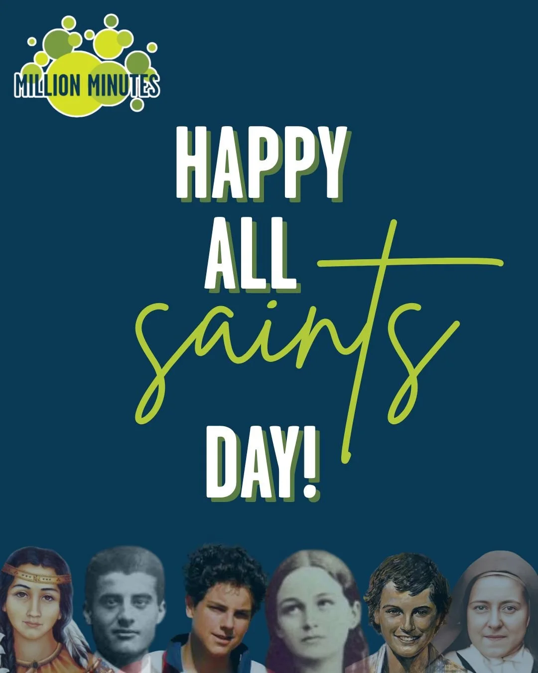 Happy All Saints Day! 

Today we celebrate all those who dared to live boldly for God. 

At the recent canonizations of two young saints, St Carlo Acutis and St PGF, Pope Leo XIV said that these young saints invite everyone and especially young peopl