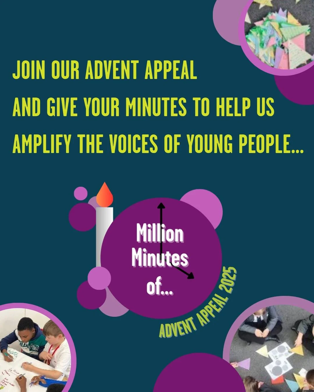 Every Minute Matter This Advent 

Join us in amplifying the voices of young people across England and Wales. Your time can make a real difference whether it&rsquo;s walking, dancing, volunteering, or simply pausing to reflect.

By supporting the Mill