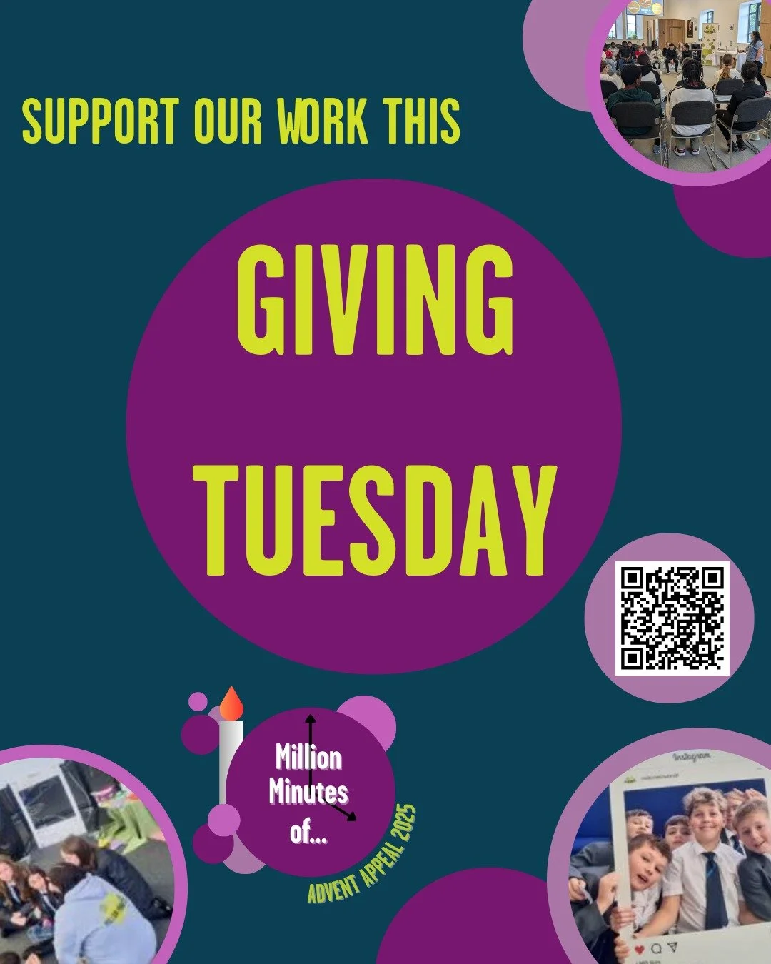 Today is about giving back. Your donations can make a difference to young people, supporting them to be agents of change this #GivingTuesday!
Donation Link in bio or scan the QR code
