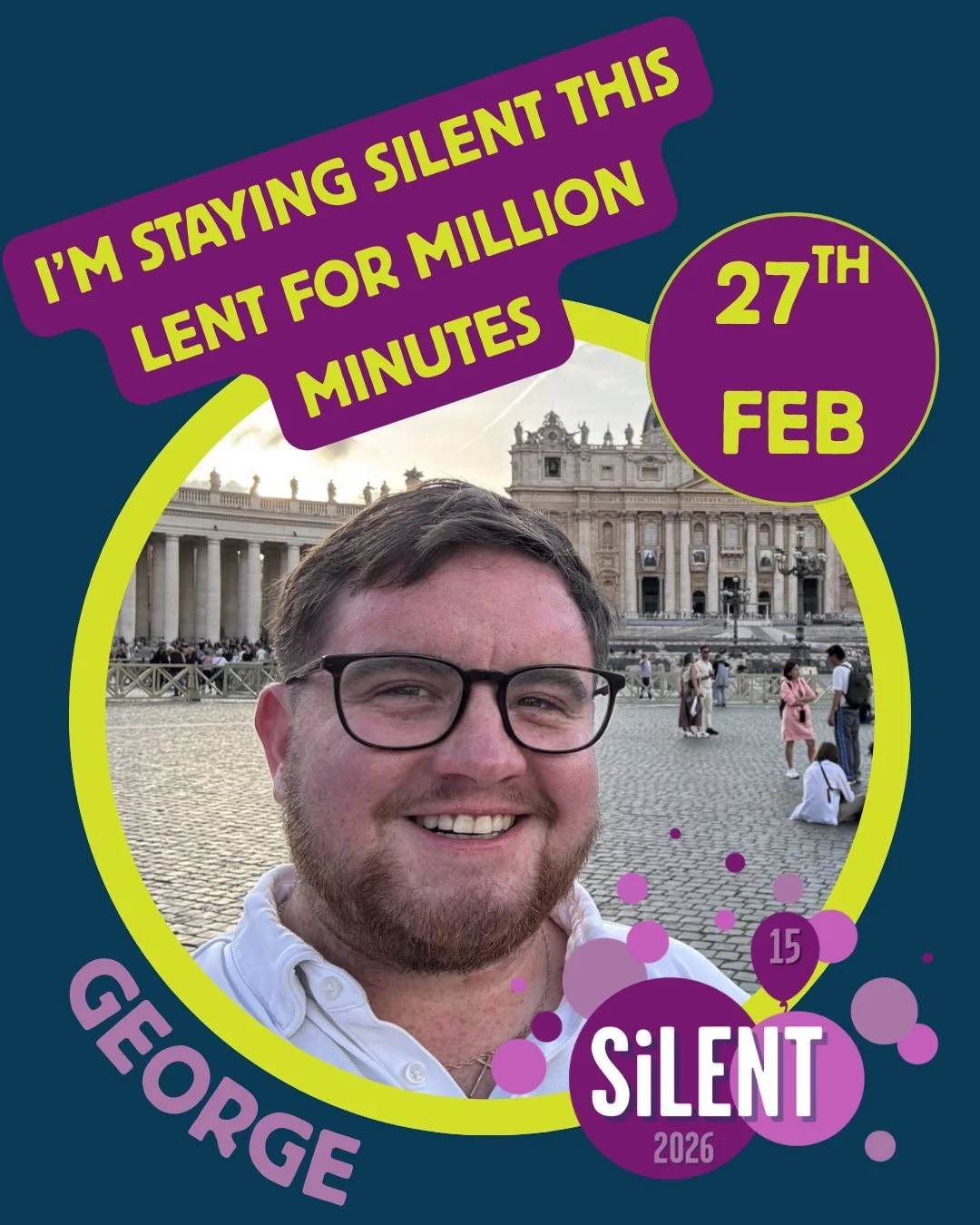 "As Chair of Trustees, I see how vitally important the work is Million Minutes do to empower the voices of the young and as someone who works in education, I can often see where these voices are overlooked. During SiLent, I shall be upholding th