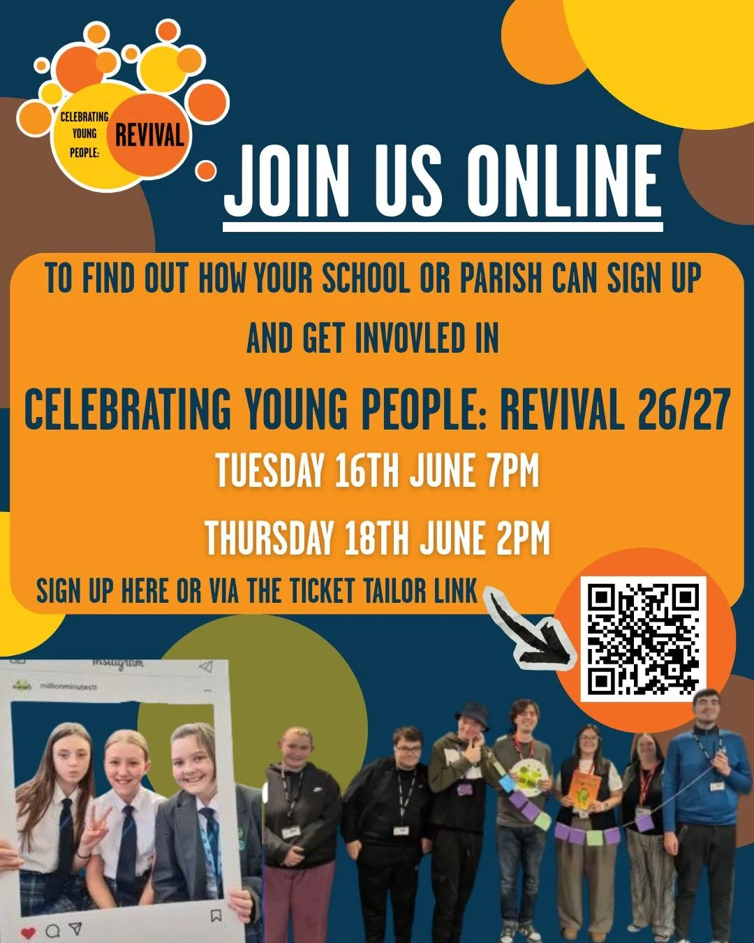 Celebrating Young People: Revival empowers young people through listening, prayer and dialogue to be agents of change in their communities. 

Come join us to find out more about our adaptable FREE programme grounded in Catholic Social Teaching, youth
