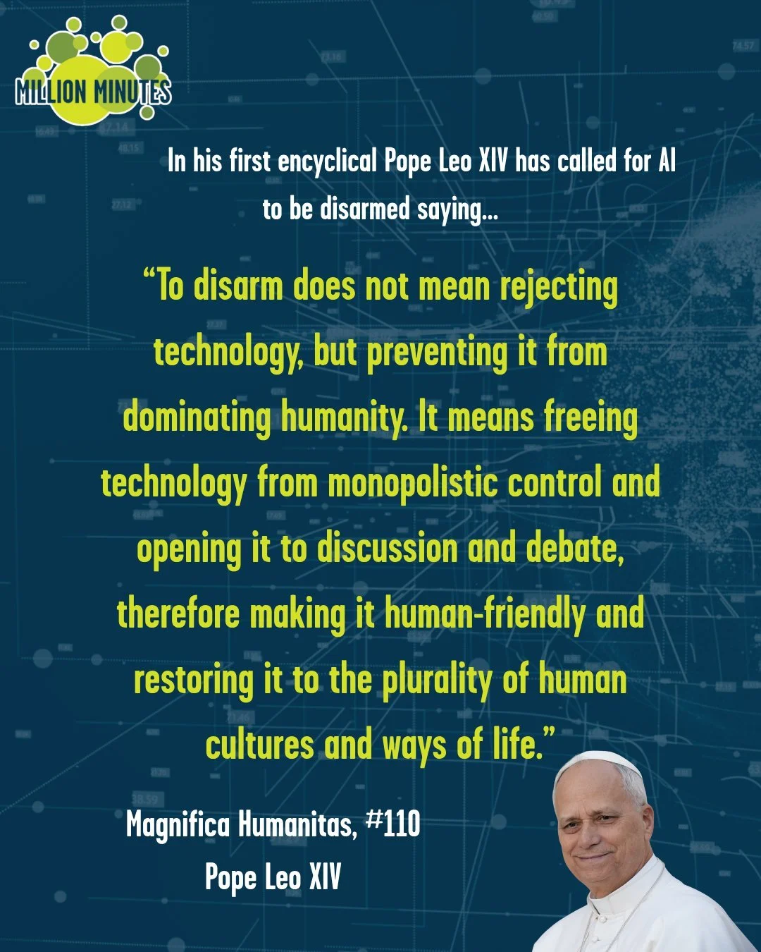 On Monday 25th May Pope Leo XIV released his first encyclical entitled Magnifica Humanitas: On safeguarding the human person in the time of artificial intelligence. 

This fascinating and insightful document places humanity first, reminding us of the