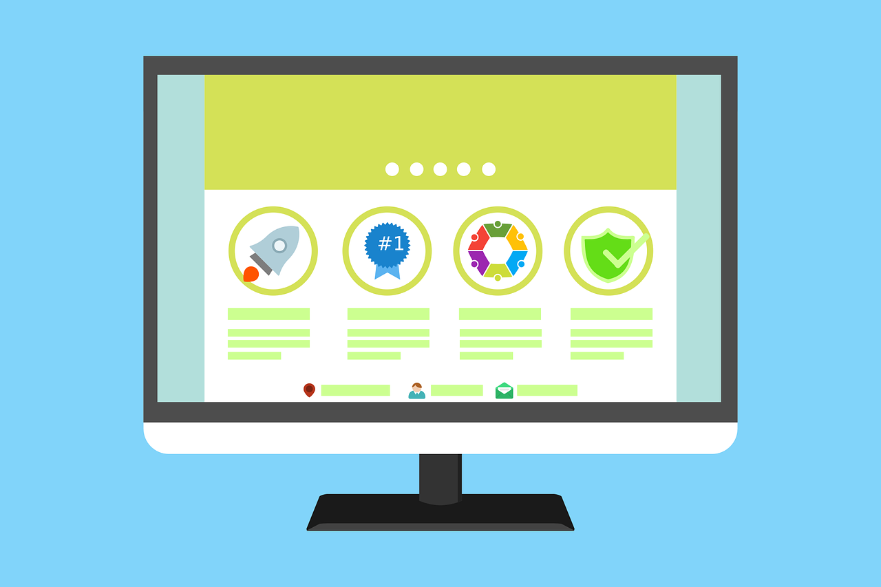 Computer showing good SEO website copywriting