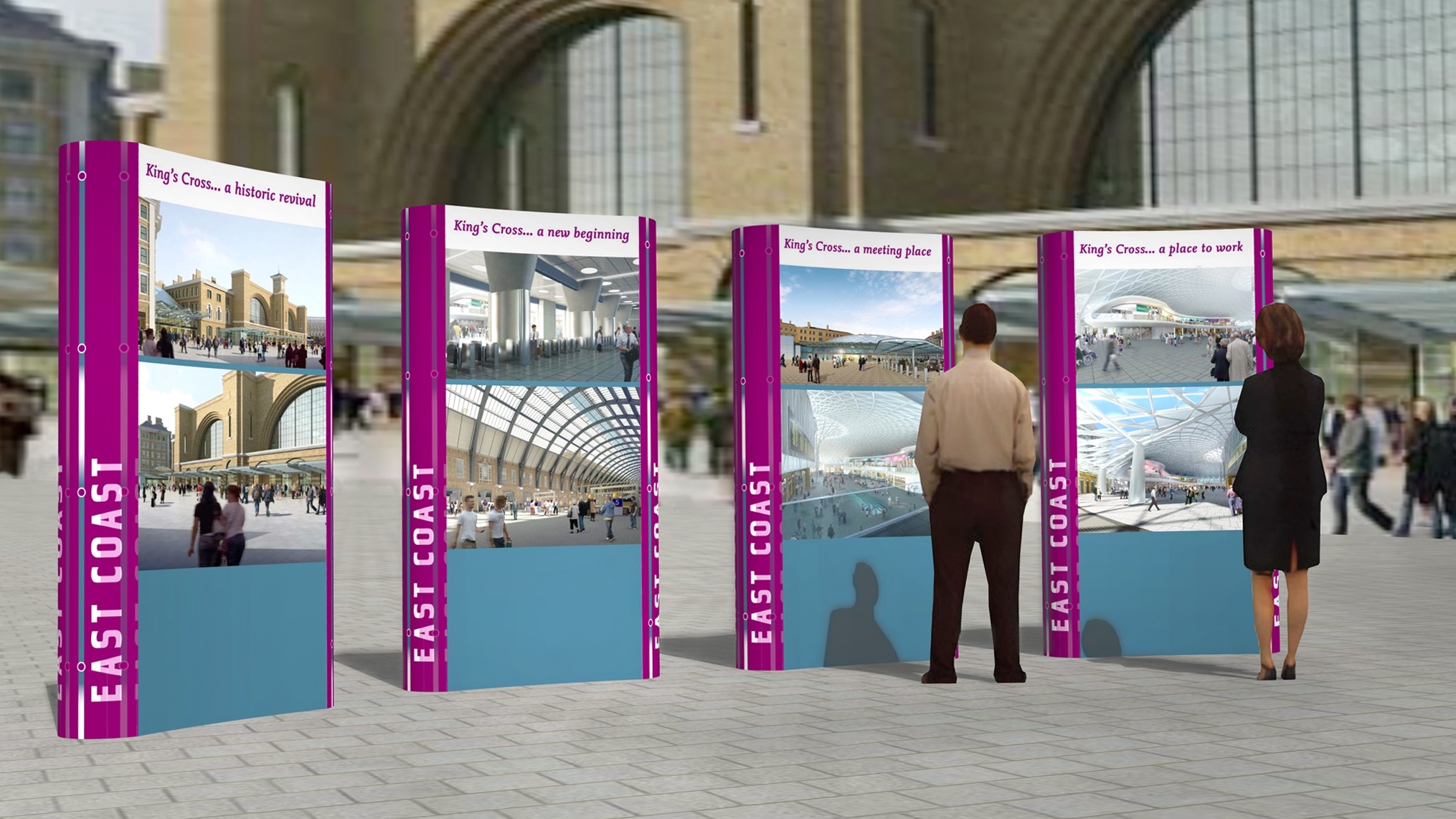 Kings Cross pop-up stand