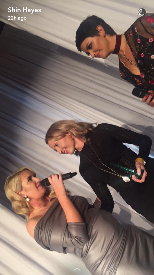 Emer O Mahony and Vivienne McCarthy, Directors CFW present my Award. 