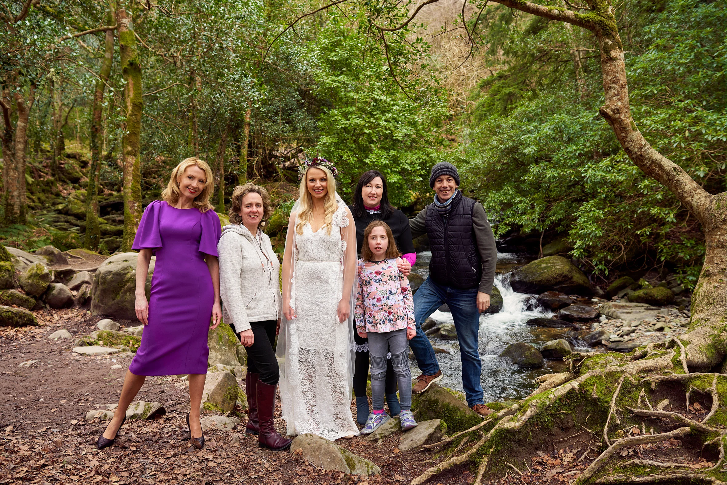 That's a wrap ! Team shot at the end of our launch shoot in the magnificent setting of Torc Waterfall, Killarney, Co. Kerry. Photo : Barry Murphy